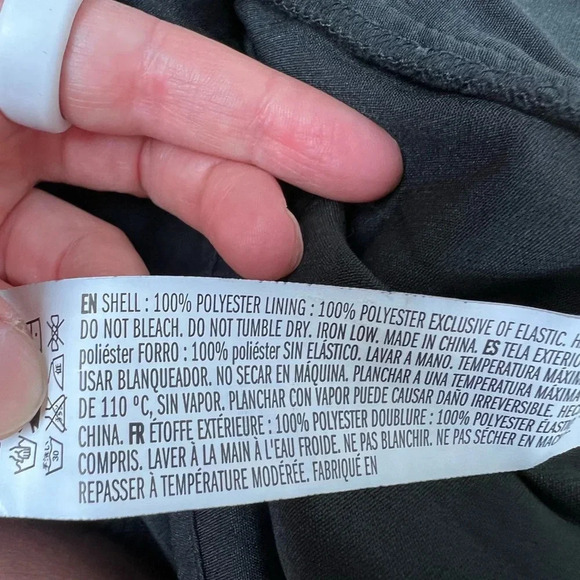 ENDLESS ROSE black Revolve Tulle ruched puff sleeve dress Size S - Picture 9 of 10